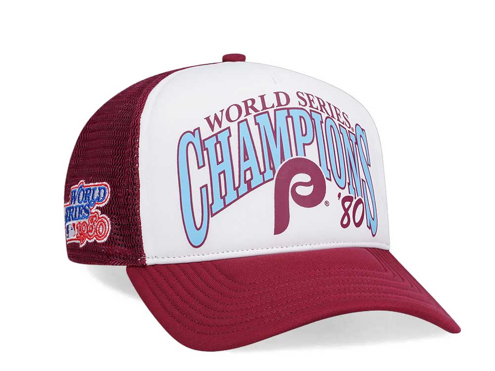 47Brand Philadelphia Phillies World Series 1980 Champions Offside Trucker Snapback Casquette