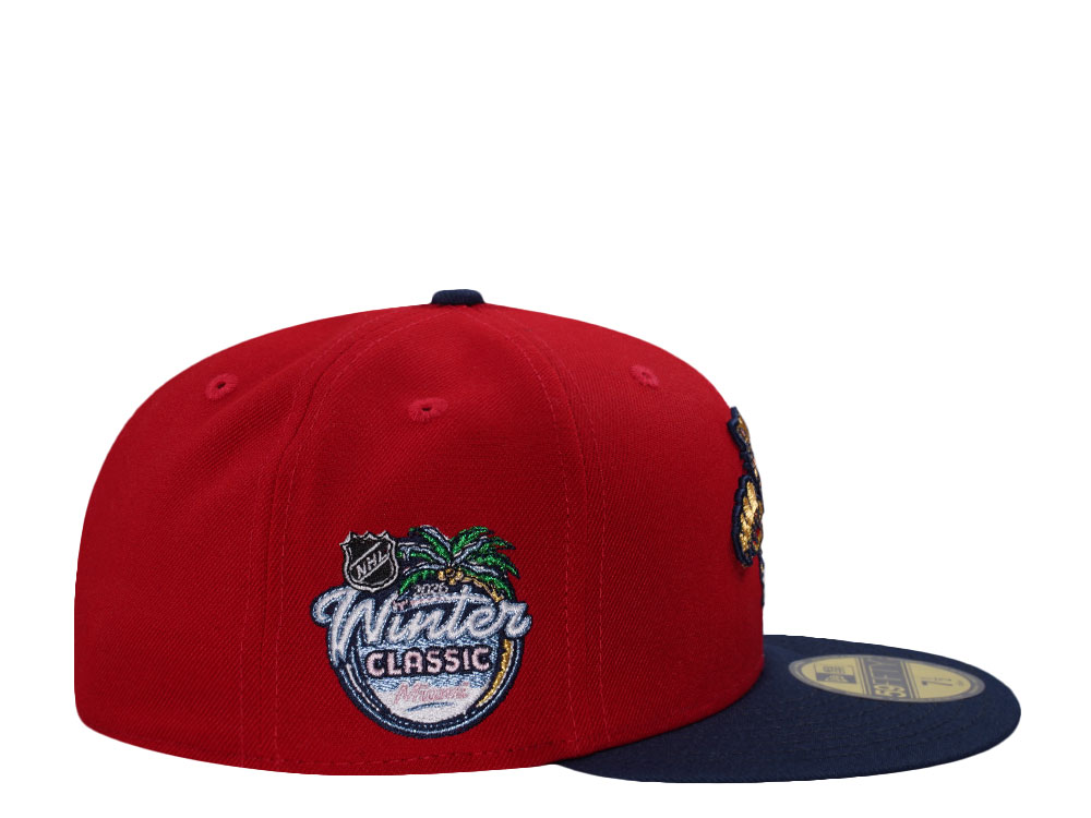 New Era Florida Panthers Winter Classic 2026 Scarlet Two Tone Edition 59Fifty Fitted Casquette