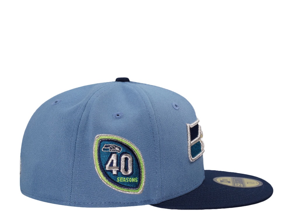 New Era Seattle Seahawks 40 Season Legend Two Tone Edition 59Fifty Fitted Casquette
