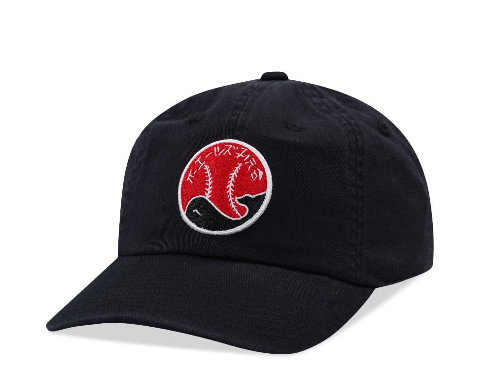 American Needle Tiyo Whales Black Ballpark Strapback Casquette