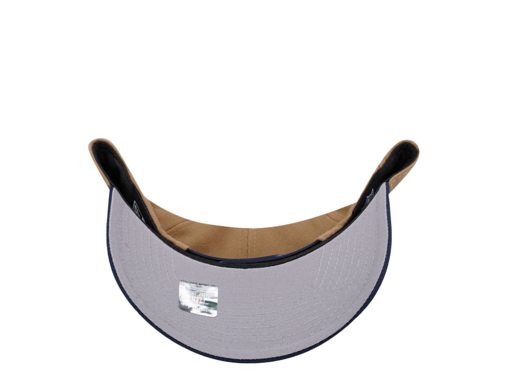 New Era Seattle Seahawks Khaki Two Tone Edition 9Forty A Frame Snapback Casquette