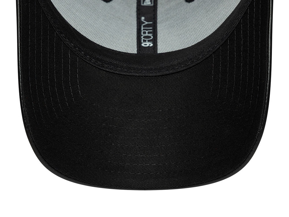 New Era Ac Milan Faux Leather Black Prime Edition 9Forty Adjustable Casquette