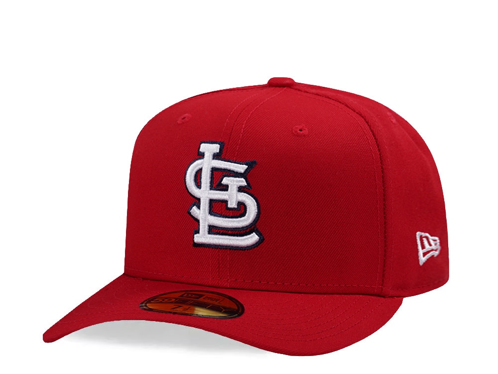 New Era St. Louis Cardinals Scarlet Prime Edition 59Fifty Pre Curved Fitted Casquette