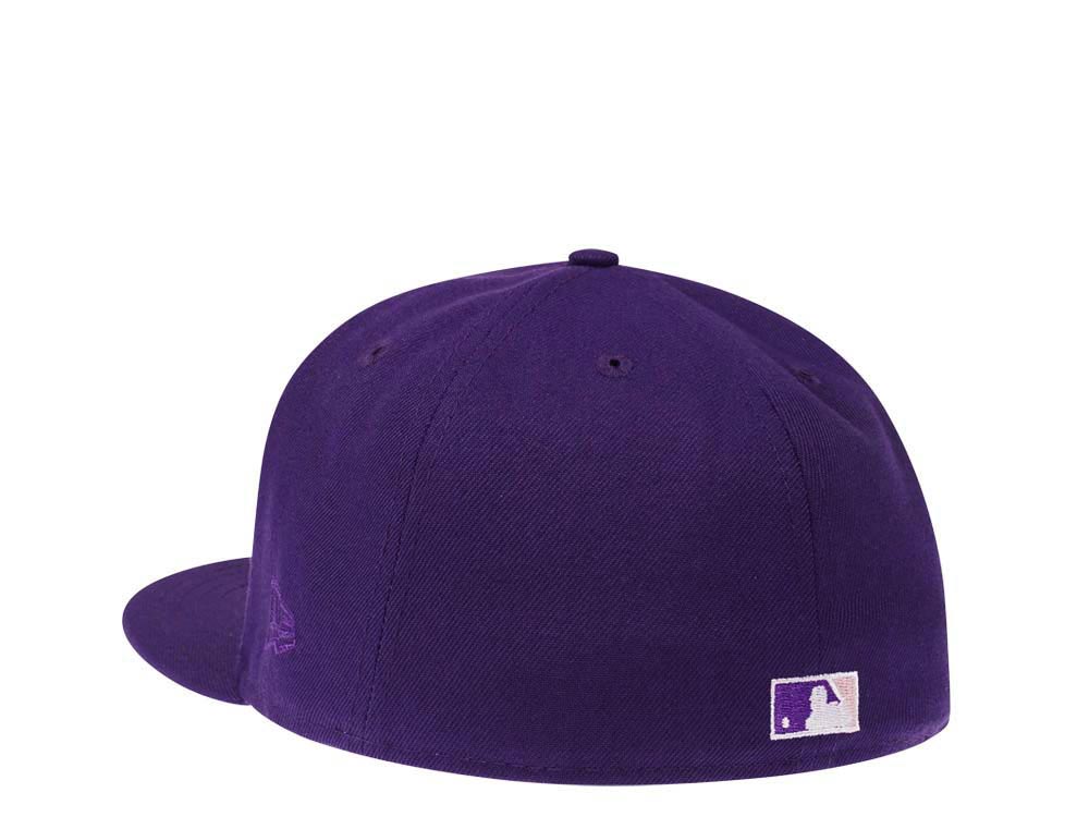 New Era Colorado Rockies 25th Anniversary Purple Pink Silver Edition 59Fifty Fitted Casquette