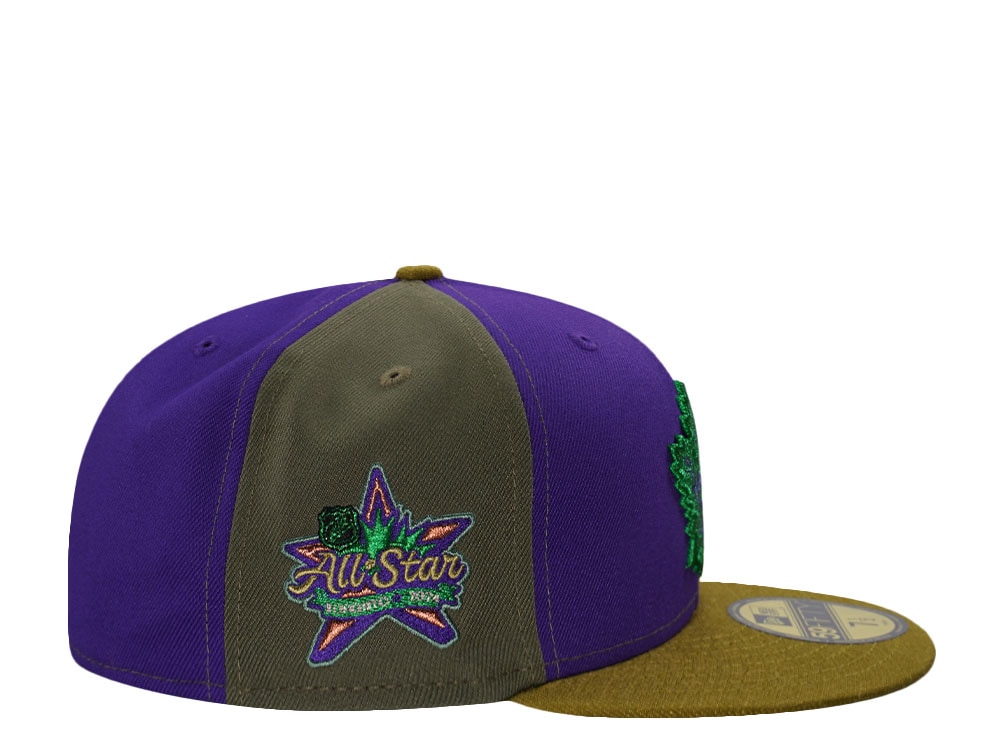 New Era Toronto Maple Leafs All Star Game 2024 Olive Purple Two Tone Edition 59Fifty Fitted Casquette