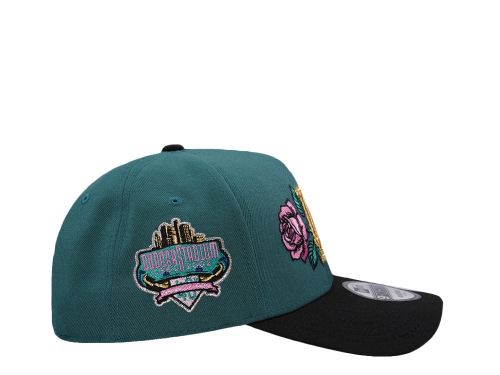 New Era Los Angeles Dodgers 40th Anniversary Rose Pine Two Tone Edition 9Forty A Frame Snapback Casquette