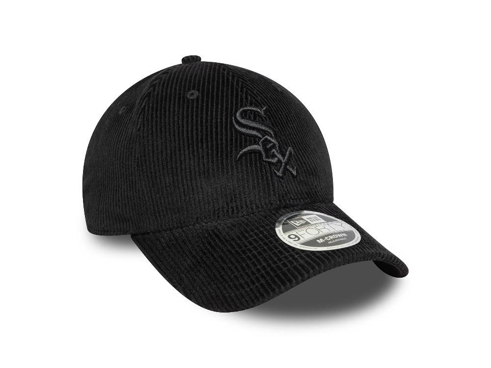 New Era Chicago White Sox Black Corduroy 9Forty M Crown Snapback Casquette