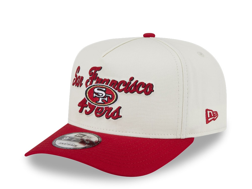 New Era San Francisco 49ers Chainstitch 9Fifty A Frame Snapback Casquette