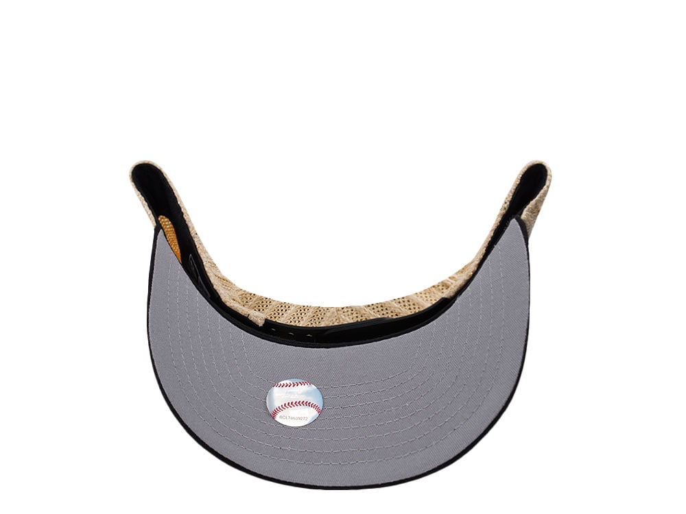 New Era Chicago White Sox Grained Black Edition 9Fifty Trucker A Frame Snapback Casquette