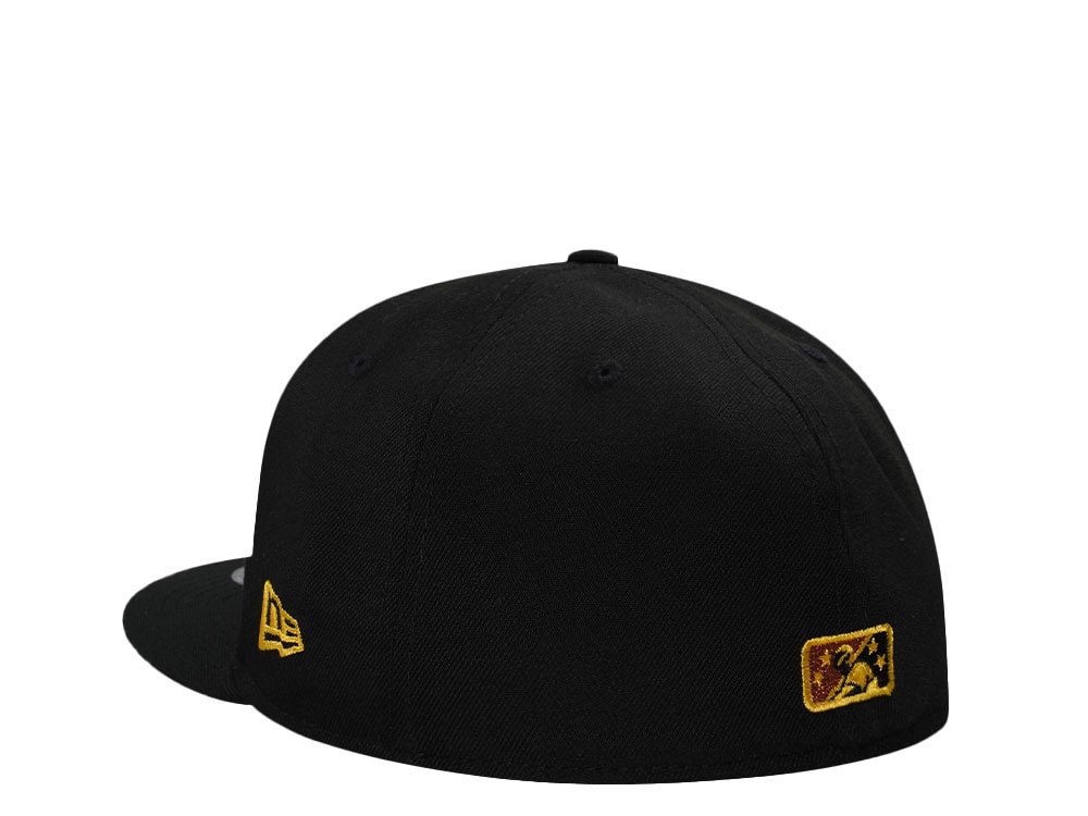 New Era Greensboro Hornets Black Yellow Prime Edition 59Fifty Fitted Casquette