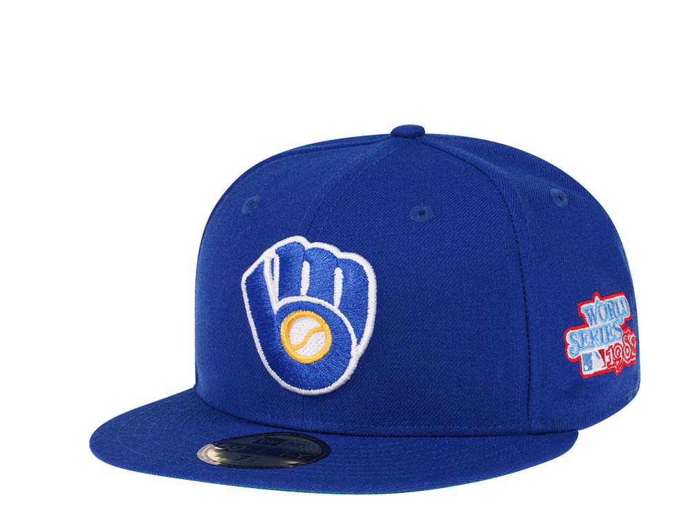 New Era Milwaukee Brewers World Series 1982 Royal Blue Edition 59Fifty Fitted Casquette