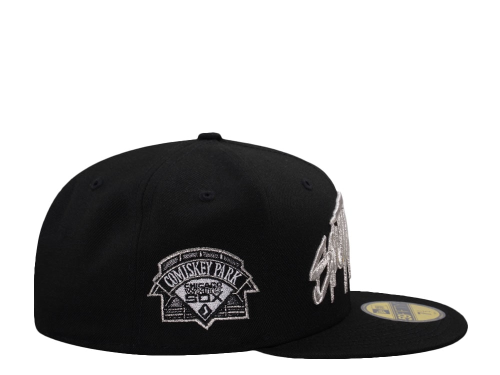 New Era Chicago White Sox Comiskey Park Black Prime Edition 59Fifty Fitted Casquette