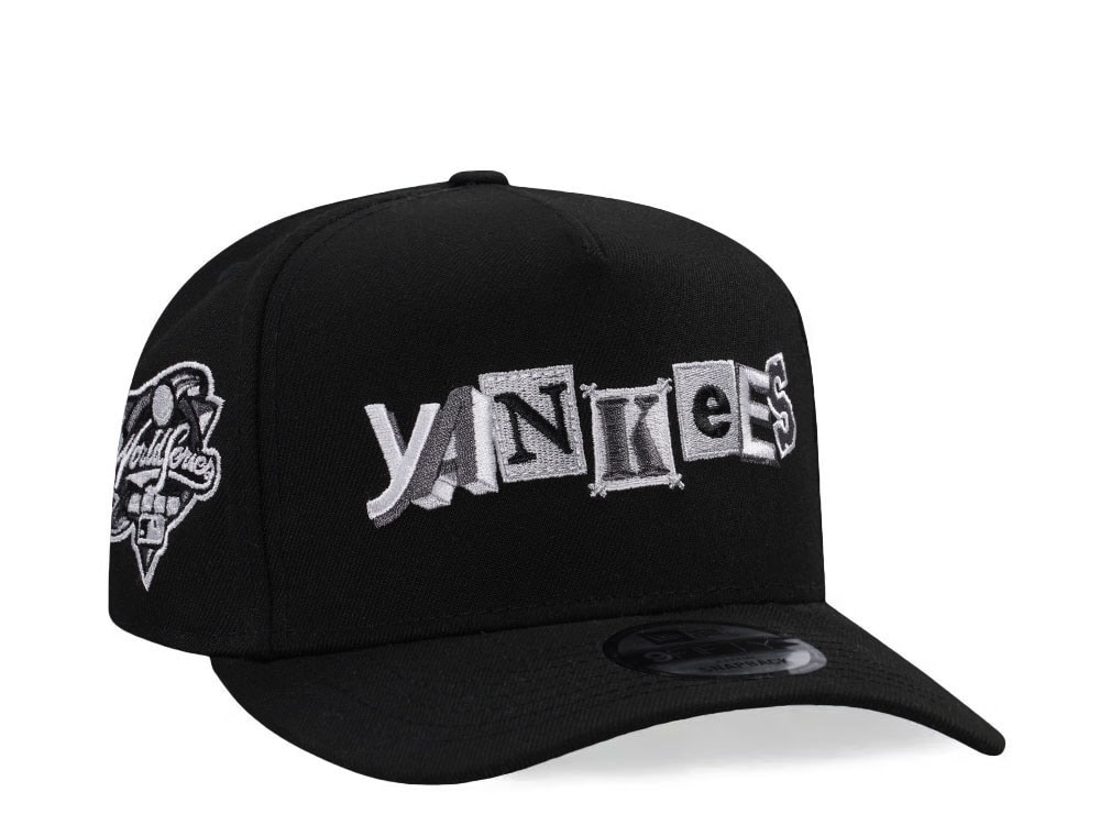 New Era New York Yankees World Series 2000 Black Metallic Edition 9Fifty A Frame Snapback Casquette