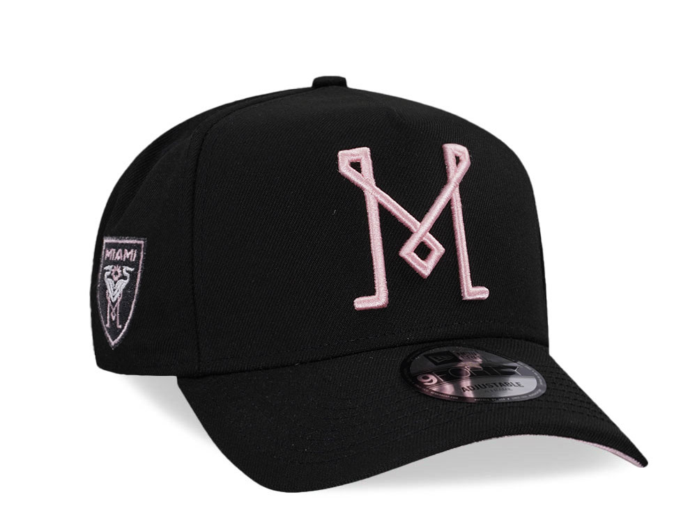 New Era Inter Miami Black Pink Edition 9Forty A Frame Snapback Casquette