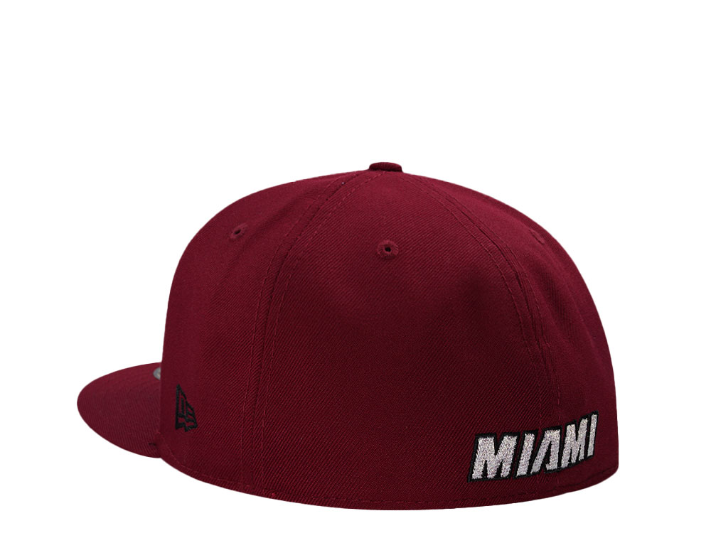 New Era Miami Heat NBA Finals 2006 Maroon Metallic Edition 59Fifty Fitted Casquette