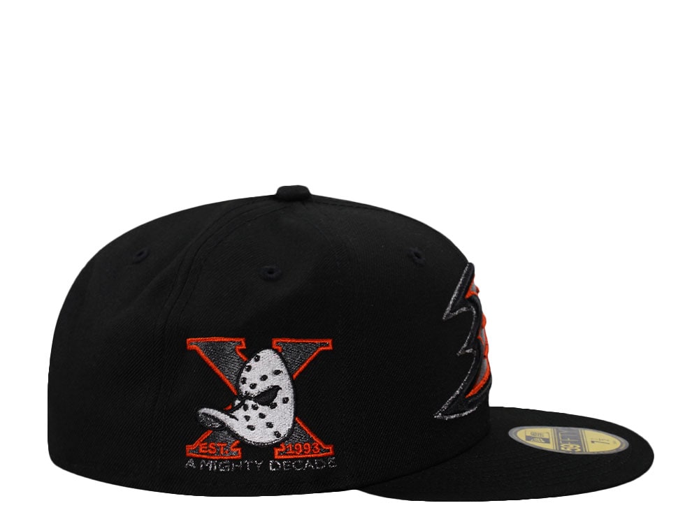 New Era Anaheim Ducks 10th Anniversary Black Prime Edition 59Fifty Fitted Casquette