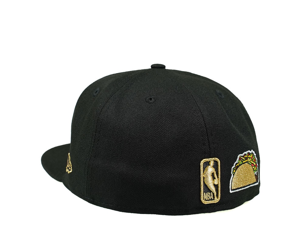 New Era Los Angeles Lakers Black and Gold Icons Edition 59Fifty Fitted Casquette