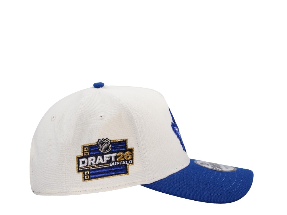New Era Toronto Maple Leafs NHL Draft 2026 Chrome Two Tone Edition 9Forty A Frame Snapback Casquette