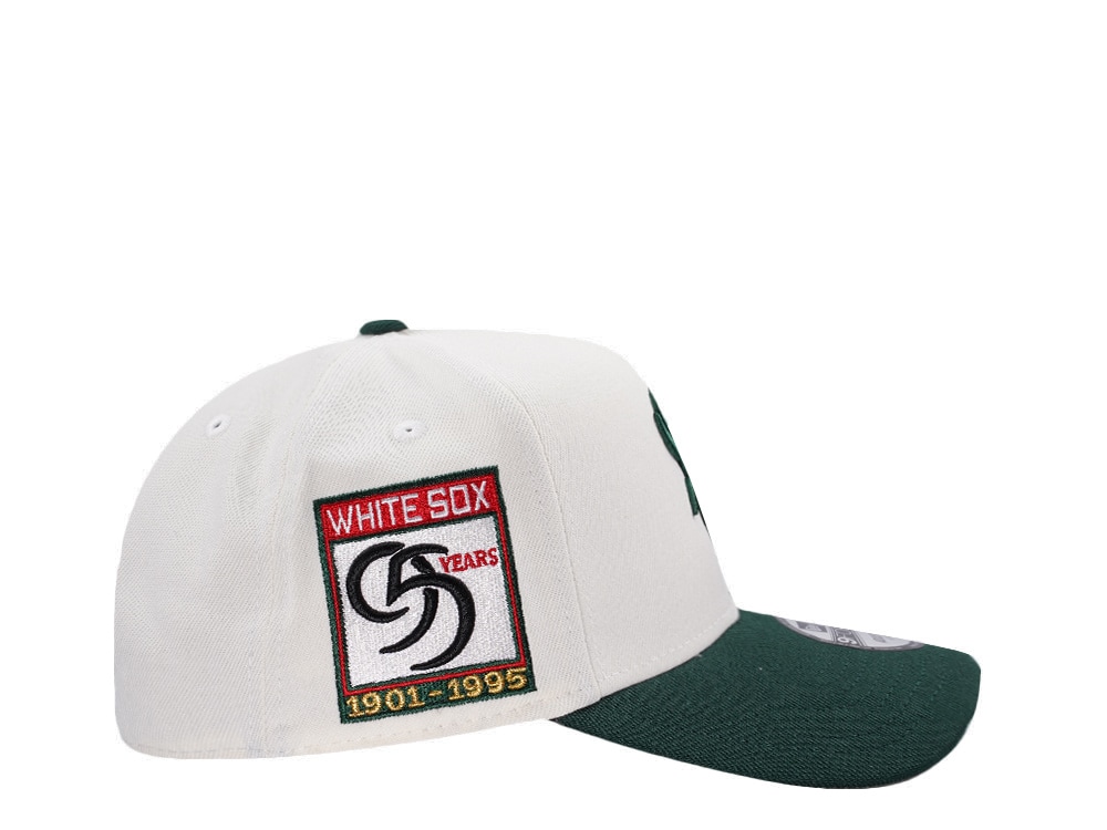 New Era Chicago White Sox 95 Years Dollar Chrome Two Tone Edition 9Forty A Frame Snapback Casquette