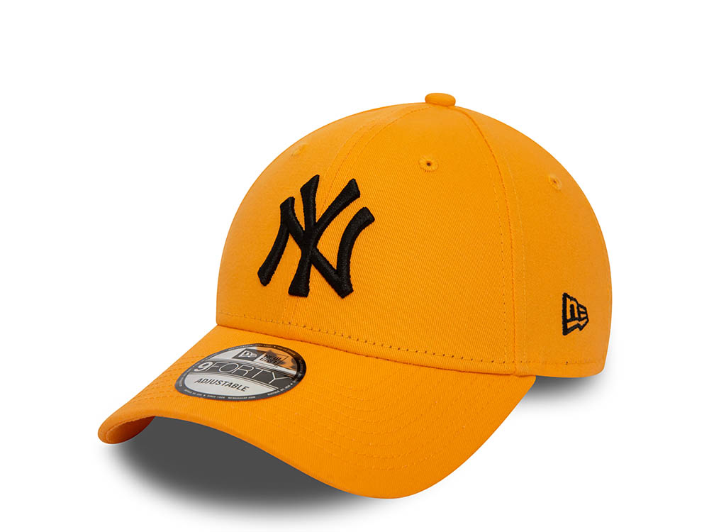 New Era New York Yankees League Essential Orange 9Forty Strapback Casquette