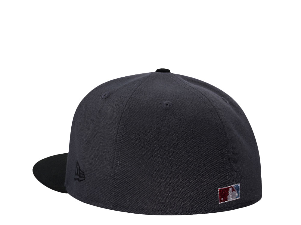 New Era Anaheim Angels 50th Anniversary Dark Gray Two Tone Edition 59Fifty Fitted Casquette