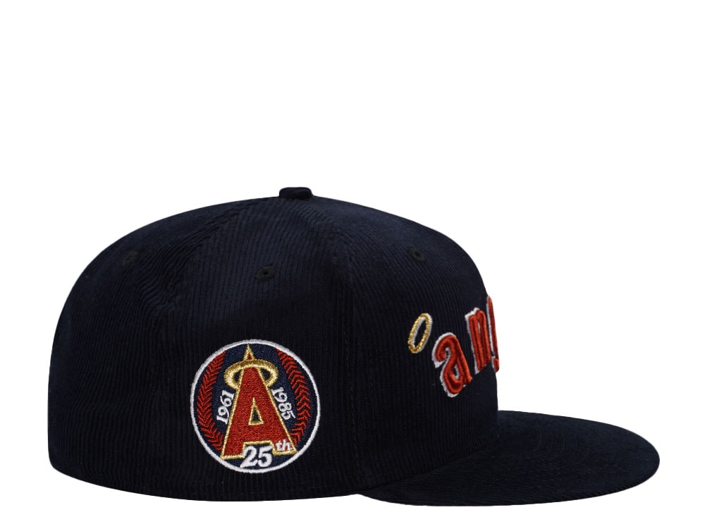 New Era California Angels 25th Anniversary Corduroy Throwback Edition 59Fifty Fitted Casquette