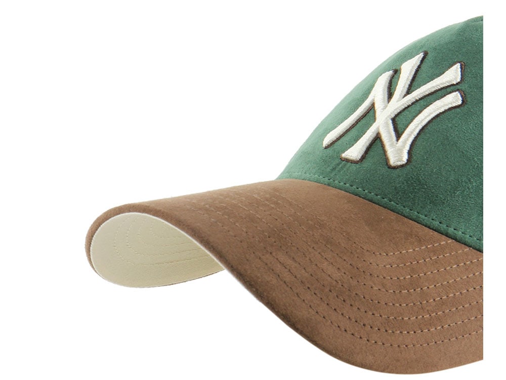47Brand New York Yankees Dark Green Ultrasuede Edition MVP Strapback Casquette