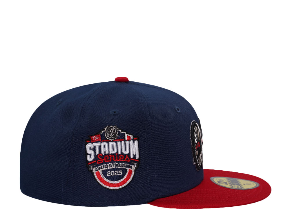 New Era Columbus Blue Jackets Stadium Series 2025 Two Tone Edition 59Fifty Fitted Casquette