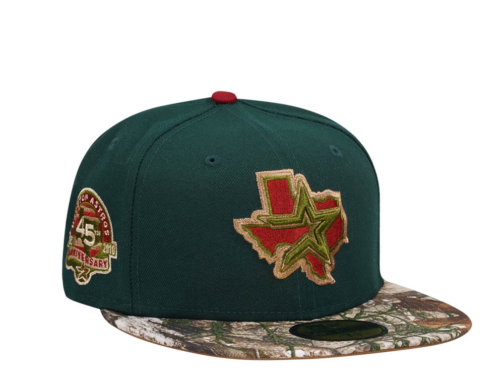 New Era Houston Astros 45th Anniversary Real Tree Two Tone Edition 59Fifty Fitted Casquette