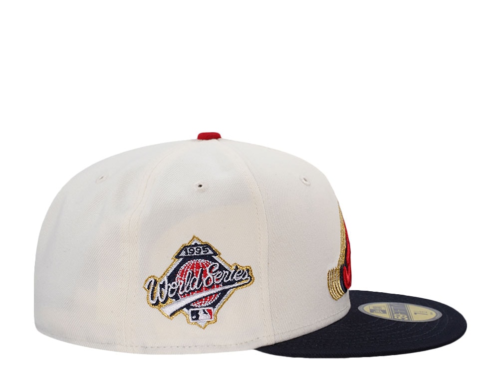 New Era Atlanta Braves World Series 1995 Cascading Chrome Two Tone Edition 59Fifty Fitted Casquette