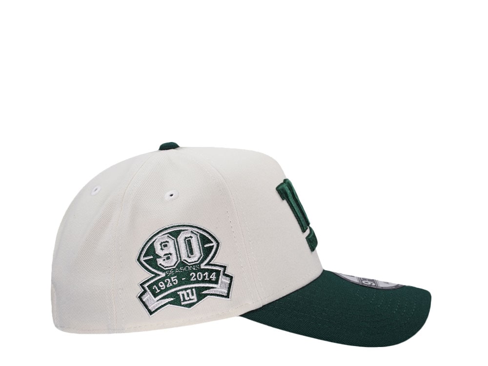 New Era New York Giants 90 Seasons Chrome Two Tone Edition 9Forty A Frame Snapback Casquette