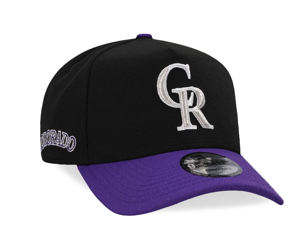 New Era Colorado Rockies Classic Two Tone Edition 9Forty A Frame Snapback Casquette