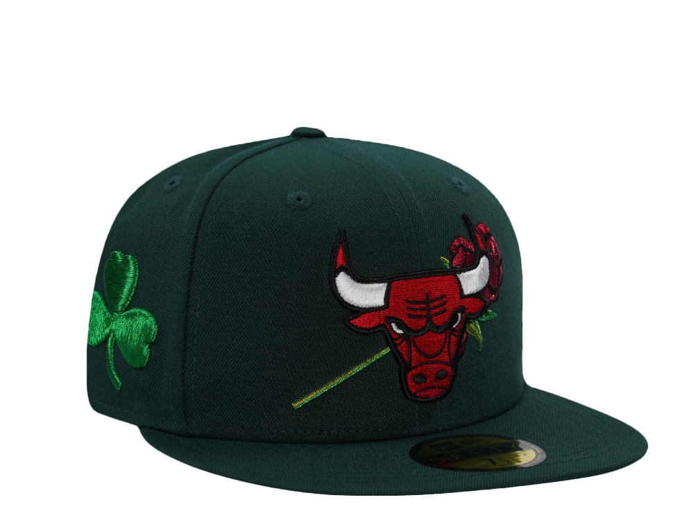 New Era Chicago Bulls Rose Dark Green Prime Edition 59Fifty Fitted Casquette