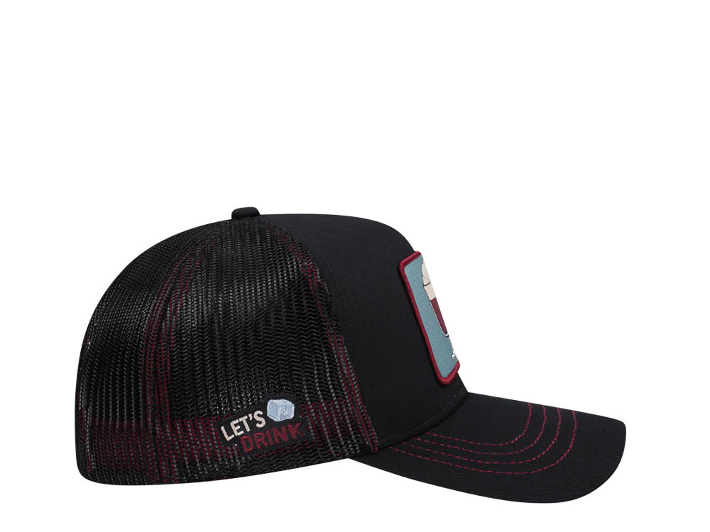 Capslab Cocktails Irish Coffee Black Trucker Snapback Casquette