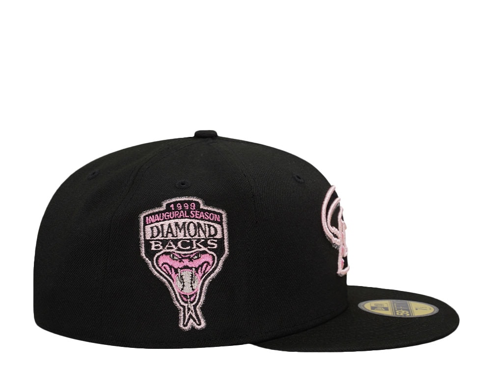 New Era Arizona Diamondbacks Inaugural Season 1998 Black Pink Prime Edition 59Fifty Fitted Casquette
