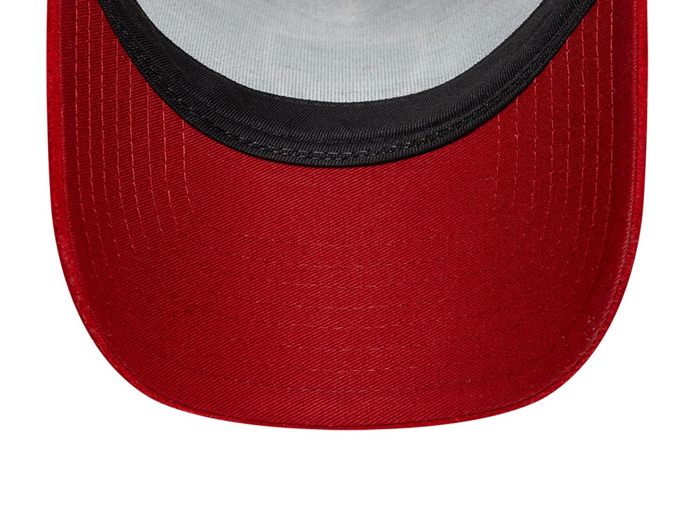 New Era Asroma Faux Suede Maroon Edition 9Forty A Frame Trucker Snapback Casquette