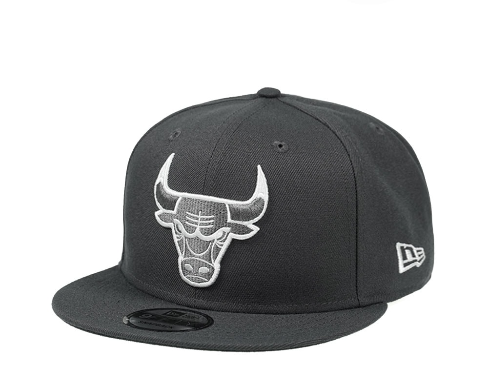 New Era Chicago Bulls Graphite Edition 9Fifty Snapback Casquette
