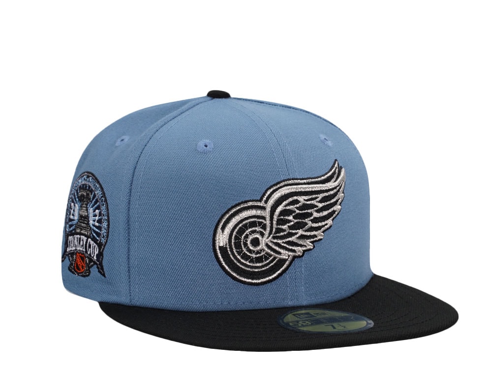 New Era Detroit Red Wings Stanley Cup 2002 Faded Blue Two Tone Edition 59Fifty Fitted Casquette
