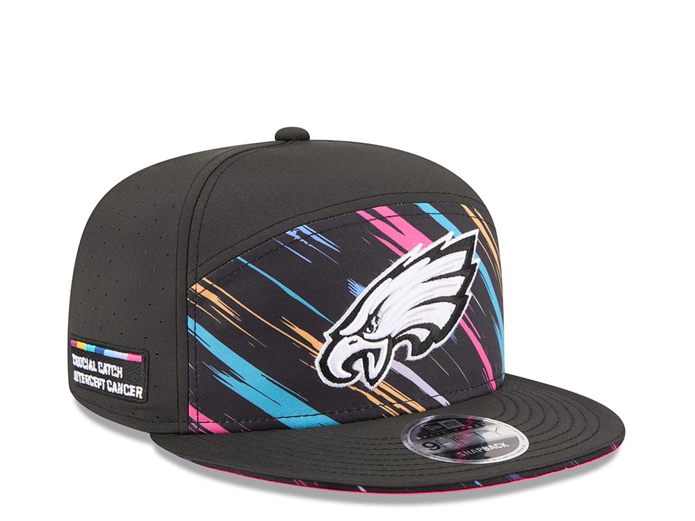 New Era Philadelphia Eagles Crucial Catch 2026 Black Edition 9Fifty Split Panel Snapback Casquette