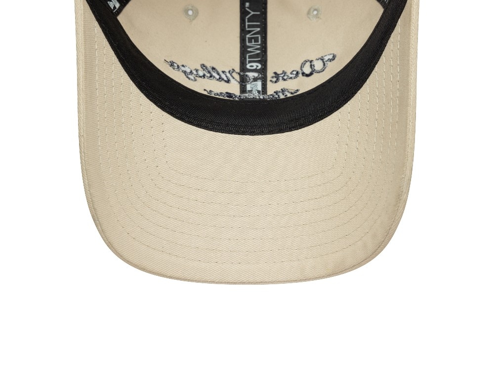 New Era West Village Wordmark Stone 9Twenty Strapback Casquette
