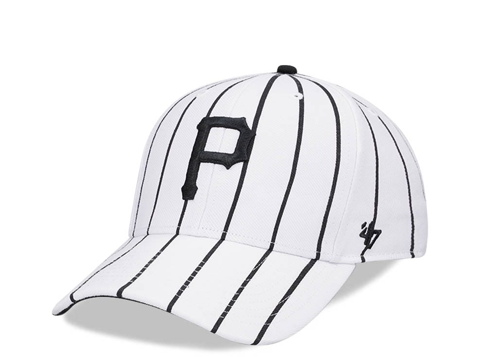 47Brand Pittsburgh Pirates White Bird Cage MVP Strapback Casquette