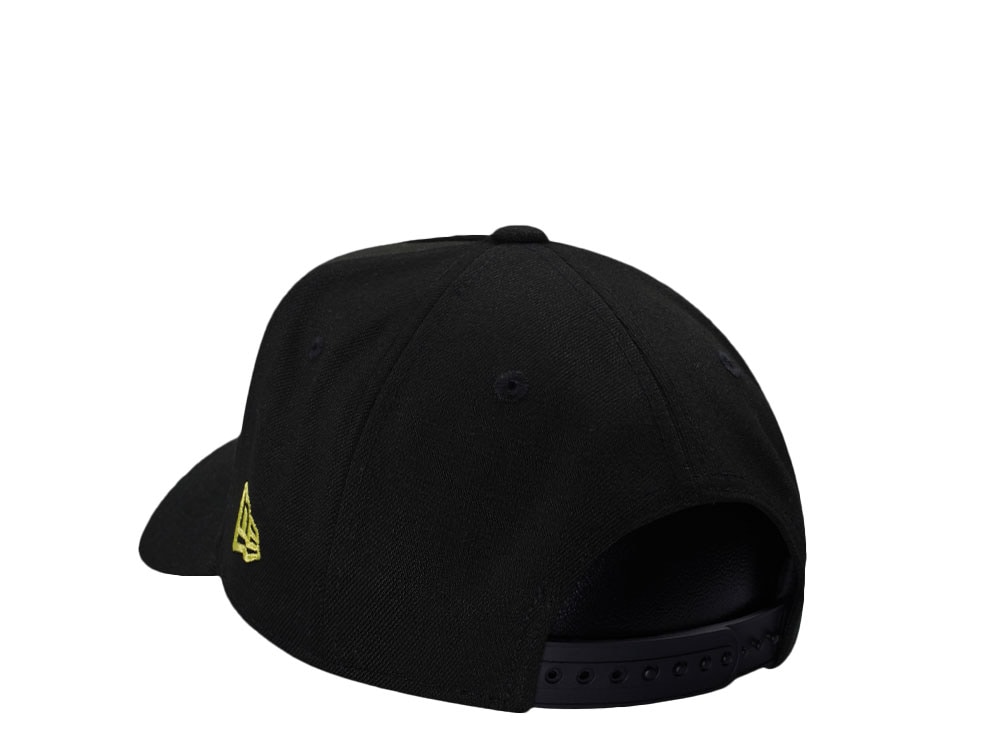 New Era Anaheim Ducks 10th Anniversary Neon Black Prime Edition 9Forty A Frame Snapback Casquette