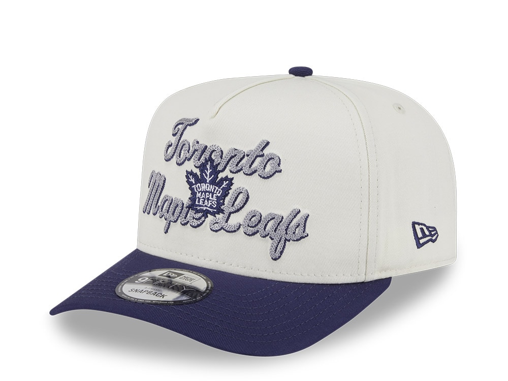 New Era Toronto Maple Leafs Chainstitch 9Fifty A Frame Snapback Casquette
