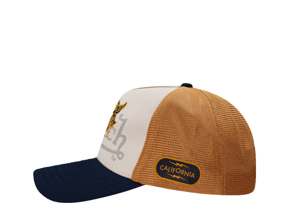 Von Dutch Wild Patch Two Tone Trucker Snapback Casquette