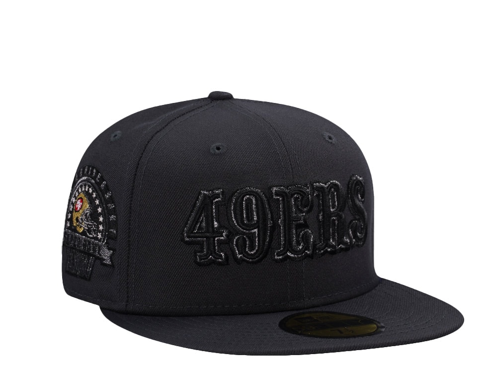 New Era San Francisco 49ers 30th Anniversary Gray Prime Edition 59Fifty Fitted Casquette