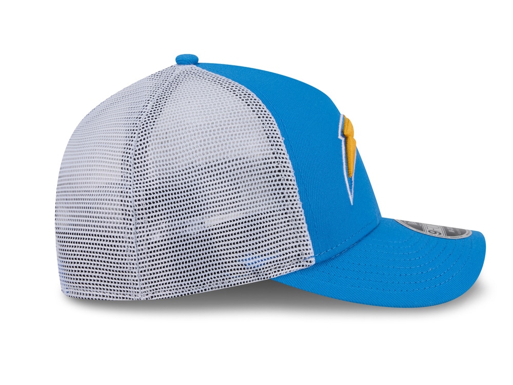 New Era Los Angeles Chargers Official Team Color Edition 9Forty M Crown A Frame Trucker Snapback Casquette