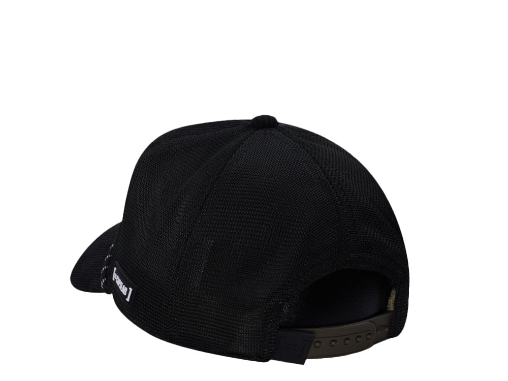 Capslab Nightcall Panther Black Corduroy Trucker Snapback Casquette