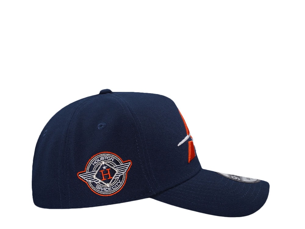 New Era Houston Astros Spacecity Navy Prime Edition 9Forty A Frame Snapback Casquette