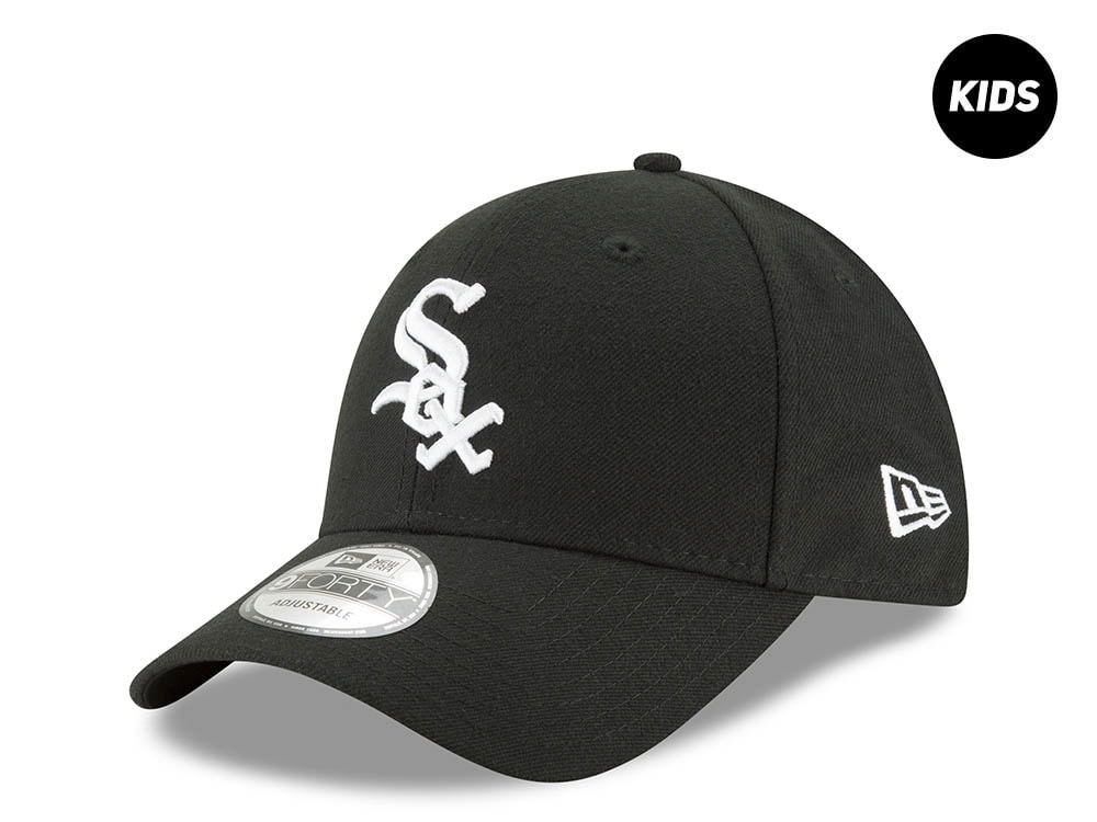 New Era Chicago White Sox Black Kids 9Forty Strapback Casquette