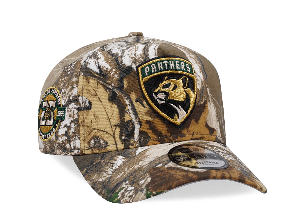 New Era Florida Panthers 25th Anniversary Realtree Prime Edition 9Forty A Frame Snapback Casquette